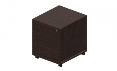 Тумба мобильная (3 ящика, усиленные колёсные опоры, без ручек) 460х530х570мм UMP3SOMOM дуб мокко дуб Мокко