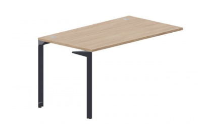 Стол 138х78х75см (2 громмета) - приставной элемент RYPG148OWAN светлый дуб антрацит