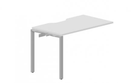 Стол 1180х680х750мм (с эргономичным вырезом) - приставной элемент STNPV127