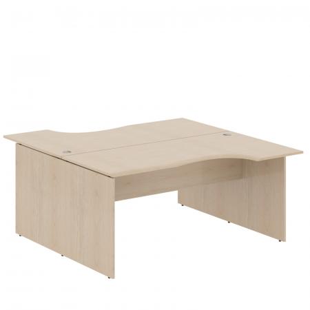 Стол 2-х местный эргономичный W2CET 169.1 1600х1806х750