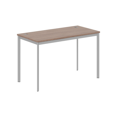 Стол письменный СП-2.1S Ясень Шимо/Алюминий 1200х600х755. IMAGO-S