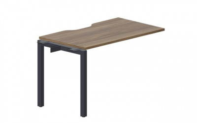 Стол 1180х680х750мм (с эргономичным вырезом) - приставной элемент 0.071