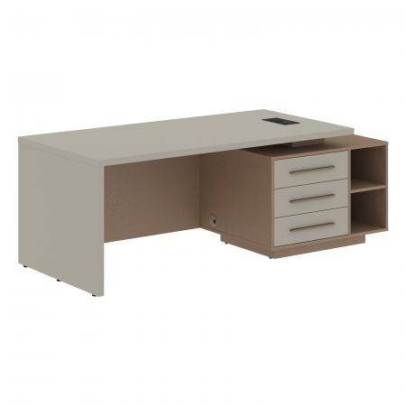 Стол руководителя с тумбой VCT 2190(R) 2100х900х750