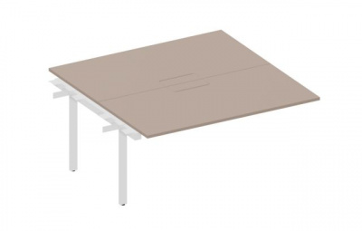 Cтол bench приставной 1600х1600х750мм (меламиновые аутлеты) AW2TPM168TRBL тортора белый