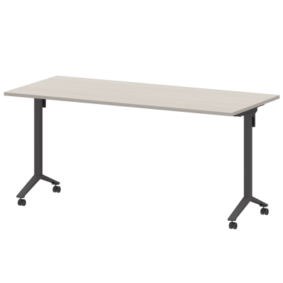 Стол мобильный складной МБ22-160.70 Ясень шимо/Антрацит 1600x700x750 Моби