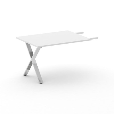 Cross Брифинг-приставка CRF.BR-2 Белый F/Нерж. Сталь 1200*900*750