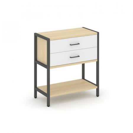 Shelf System Односекционный стеллаж двухярусный с ящиками SN.STM-212 81