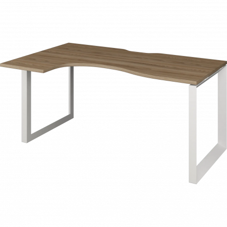 Стол эргономичный левый на металлокаркасе НТМП.О-060.ЛВ 1600x1000x750