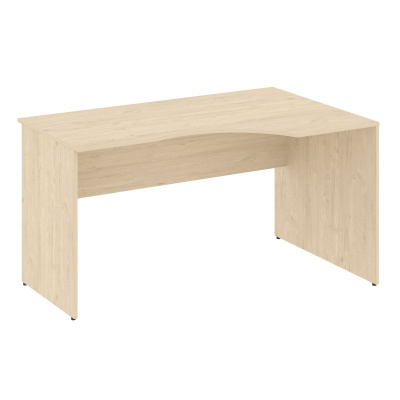 Nova S Стол криволинейный правый В.СА-2 (R) Бук Артизан 1400*900*750