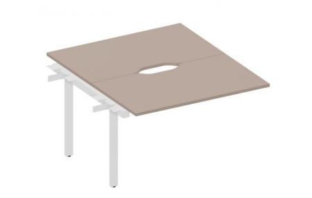 Cтол bench приставной 1200х1400х750мм (с эргономичными вырезами) AW2TPV127