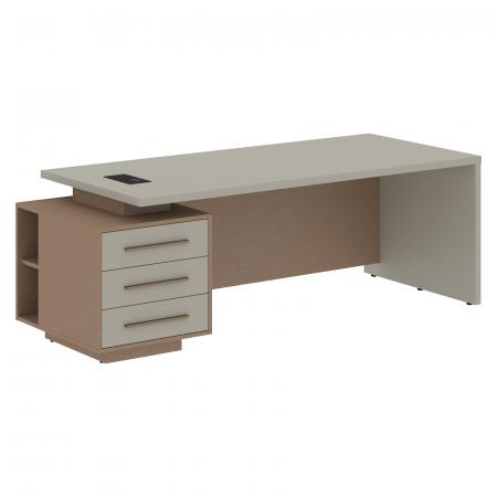 Стол руководителя с тумбой VCT 2290(L) 2200х900х750