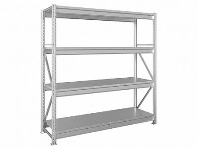 Металлический стеллаж MS Pro 200/180x60/4