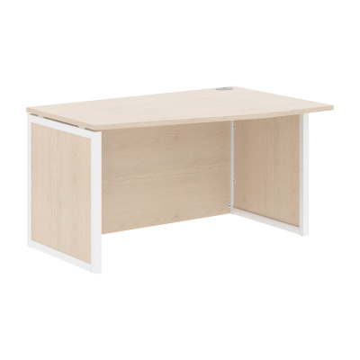 Стол эргономичный XQPCT 149H(R) Бук Тиара/Белый 1400х900х750 XTEN-QP