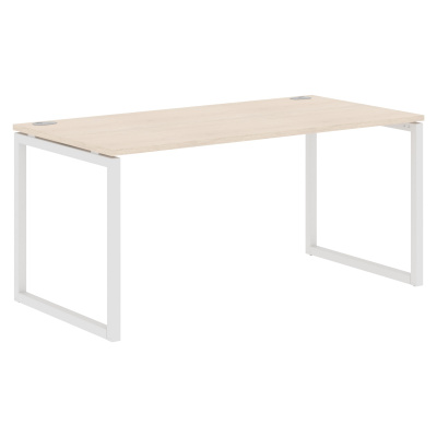 Стол прямой XQST 168 Бук Тиара/Белый 1600х800х750 XTEN-Q