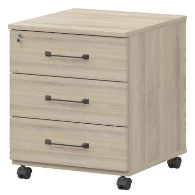 Тумба мобильная с центральным замком К-923 Кронберг 434x470x600 Приоритет