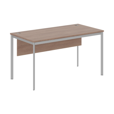 Стол письменный СП-3SD Ясень Шимо/Алюминий 1400х720х755. IMAGO-S
