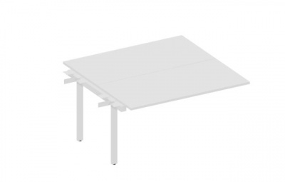 Cтол bench приставной 1400х1400х750мм (без отверстий) AW2TPS147BLBL белый белый