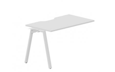 Стол 1180х680х750мм (с эргономичным вырезом) - приставной элемент ARNPV127