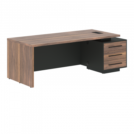 Стол руководителя с тумбой VRCT 2290(R) 2200х900х750