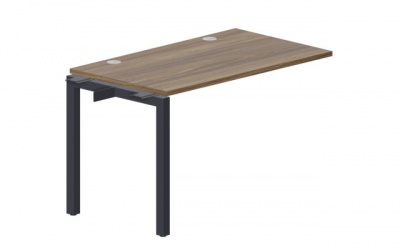 Стол 1180х680х750мм (2 громмета) - приставной элемент 0.071