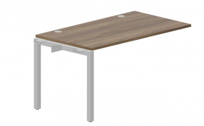 Стол 1380х780х750мм (2 громмета) - приставной элемент 0.087