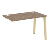 Onix Wood Стол-приставка OW.SPR-2.7 Дуб Аризона/Дуб Светлый/Металл Белый 1180*720*750