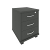Riva Тумба подкатная 3 ящ. с фолдингом А.ТМ-3F Антрацит 420*450*556