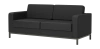 Диван трехместный Руум Domus black