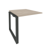Onix Проходной наборный элемент переговорного стола O.MO-NPRG-0 Дуб Аттик/Металл Антрацит 780*980*75