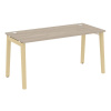 Onix Wood Стол письменный OW.SP-4.7 Дуб Аттик/Дуб Светлый/Металл Белый 1580*720*750
