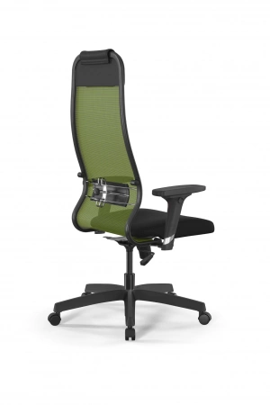 Кресло для персонала ErgoLife Set 11 2D зелёный-чёрный