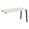 Onix Wood Стол-приставка OW.SPR-3.7 Денвер Светлый/Дуб Темный/Металл Антрацит 1380*720*750