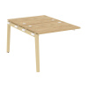 Onix Wood Наборный эл. раб. станции OW.2.NRS-1.7 Тиквуд Светлый/Дуб Светлый/Металл Белый 980*1475*75