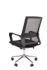 Кресло для персонала CHAIRMAN 606 хром черный
