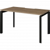 Стол на металлокаркасе НТМП.П-140 Дуб сафари/Антрацит 1400x730x750 Аргентум-МП