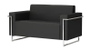 Диван двухместный Дакар Domus black