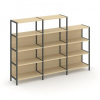 Shelf System Трехсекционный стеллаж четырех/трехярусный SN.STM-432 2370