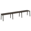 Onix Wood Рабочая станция OW.RS-3.3.7 Дуб Мали/Дуб Темный/Металл Антрацит 4140*720*750