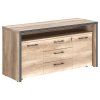 Тумба с фригобаром TTF-3D.1A Дуб Каньон 1640х550х800 TORR