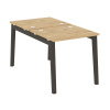 Onix Wood Рабочая станция OW.D.RS-2.0.7 Тиквуд Светлый/Дуб Темный/Металл Антрацит 780*1475*750