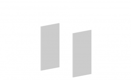 Комплект боковых отделочных панелей для шкафа высотой 80 см. U2PA080