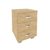 Onix Direct Тумба мобильная O.TM-3 Тиквуд Светлый 432*460*611