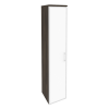 Onix Шкаф высокий узкий левый O.SU-1.10 R (L) white Дуб Мали/Стекло White 400*420*1977