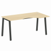 Metal System Стол криволинейный правый на А-образном м/к БА.СА-1 (R) 1600*9