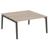 Onix Wood Рабочая станция OW.D.RS-2.4.8 Дуб Аттик/Дуб Темный/Металл Антрацит 1580*1635*750