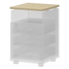 Крышка тумбы НТ-320.45 Баттл Рок 438x444x25 Аргентум