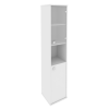 Style Шкаф высокий узкий правый Л.СУ-1.4 (R) Белый 412*410*1980