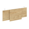 Onix Direct Lux Царга стола руководителя O.M-CSR-3 Тиквуд Светлый/Хром 1140*450*54