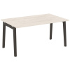 Onix Wood Стол переговорный (1 столешница) OW.PRG-1.4 Денвер Светлый/Дуб Темный/Металл Антрацит 1580