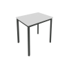Slim Стол письменный на металлокаркасе С.СП-2.1 Серый/Металл Антрацит 780*600*750